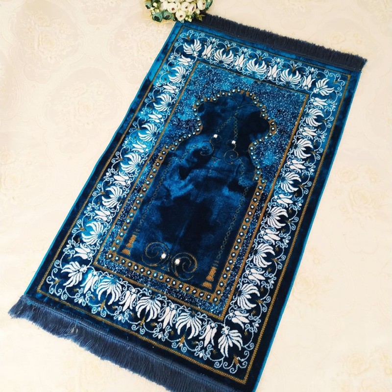 Soft Plush Muslim Prayer Mat Sajjadah Kocgifts