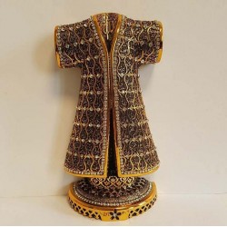 Gold Color Caftan Design Islamic Gift Sculptures
