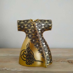 Gold Color Caftan Design Polyester Islamic Gift