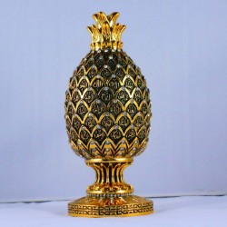 Gold Large Pineapple Design Islamic Gift Stones Coated