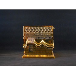 Large Size 3D Kaaba Design Islamic Gift In Gold Color