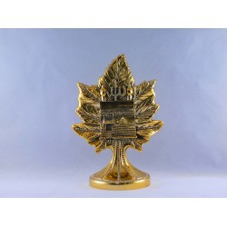 Medium Size Leave Design Islamic Gift In Gold Color
