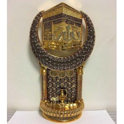 Name Of Allah And Kaaba  Asma Ul Husna Graved Islamic Sculpture