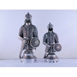 Silver Ottoman Soldier Design Islamic Table Gift