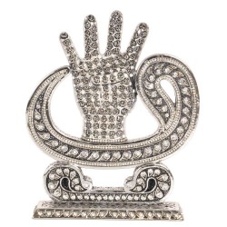 Silver Rabia Design Islamic Art Gift Sculpture