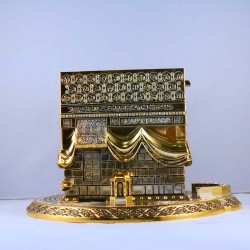 X-Large Size 3D Kaaba Design Islamic Gift In Gold Color