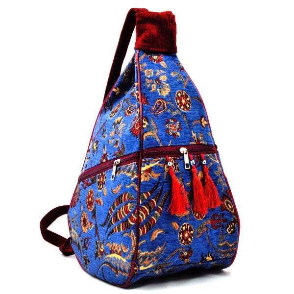 Blue Handmade Hippie Bag