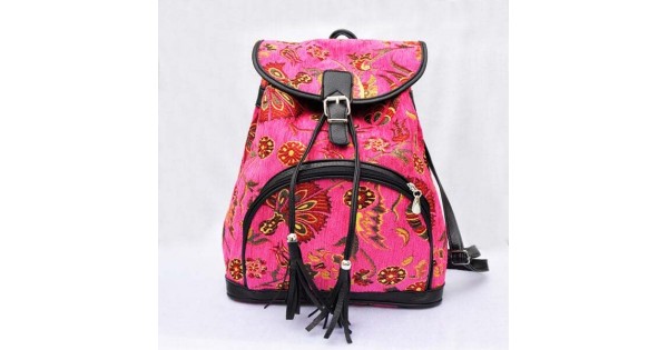 Pink Bak Handmade Pink Backpack | KocGifts