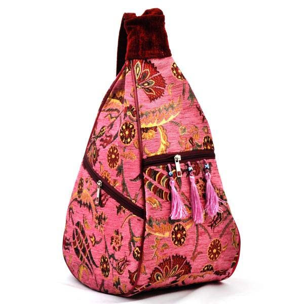 Pink Carpet Backpack Handmade