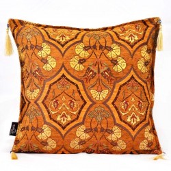 2x Light Brown Vintage Turkish Pillow Case
