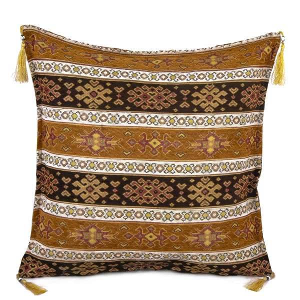 2x Mustard Color Turkish Pillow Case