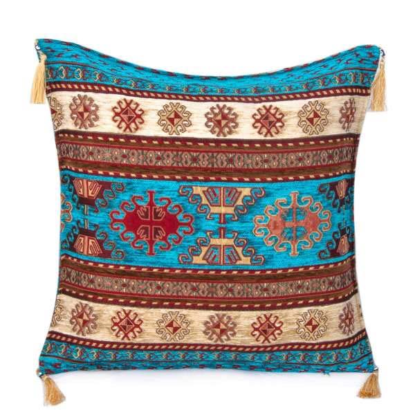 2x Turquois - Blue Authentic Ottoman Pillow Case 2251