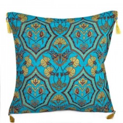 2x Turquois  Floral Authentic Ottoman Pillow Case 