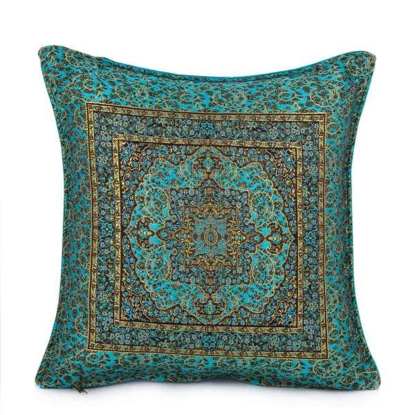 2x Turquoisse Ethnic Ottoman Kilim Pillows