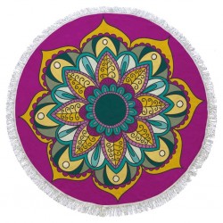 Beach Boho Turkish Round Beach Towel