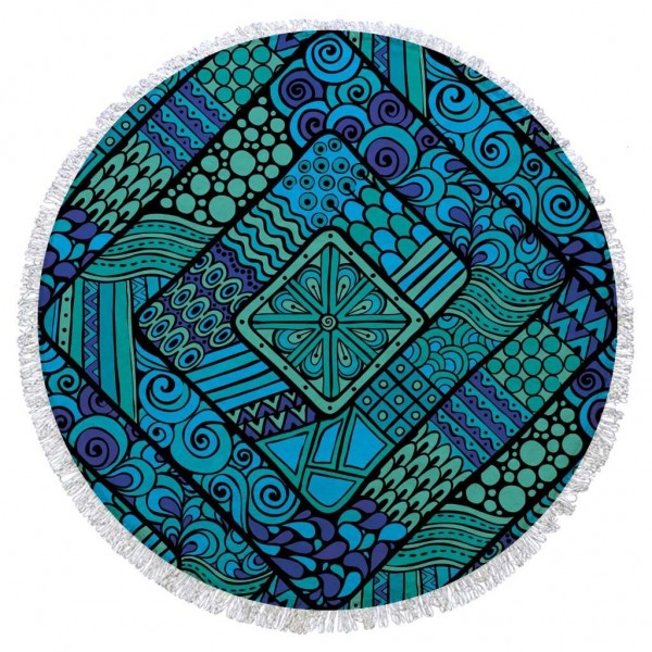 Boho Beach Blanket  %100 Turkish Cotton