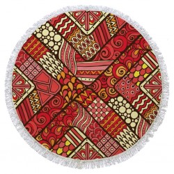 Boho Design Turkish Roundi Beach Towel