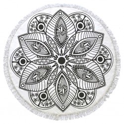 Boho Tapestry - Round Beach Towel %100 Cotton