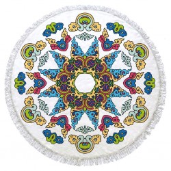 Full Cotton Circle Beach Blanket