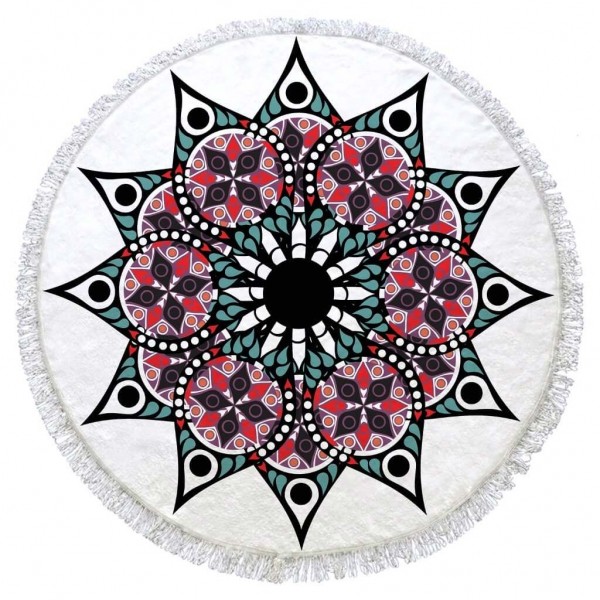 Full Cotton Mandala Beach Blanket