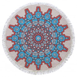Mandala Beach Towel %100 Turkish Cotton