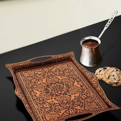 Copper Plated Vintage Tea Tray