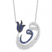 925 Sterling Silver Handmade Islamic Design Necklace