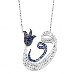 925 Sterling Silver Handmade Islamic Design Necklace