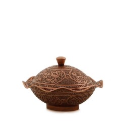 Copper Authentic Snack and Serving Bowl