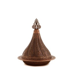 Copper Colour Large Decorative  Snack Serving  Bowl