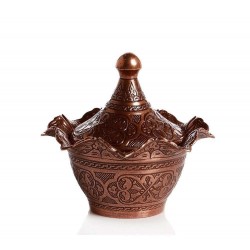 Copper Plated Small Decorative Sugar bowl