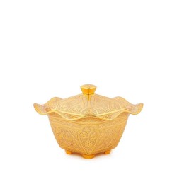 Gold Colour Decorative  Sugar And Snack Bowl