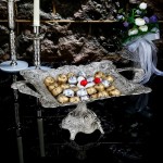 Large Silver Plated Rectangle Chocolate Snack Bowl