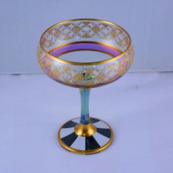 New Glass Middle Eastern Sugar Bowl