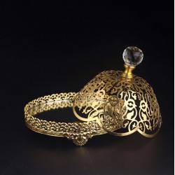 New Gold Color Arabic Snack Bowl