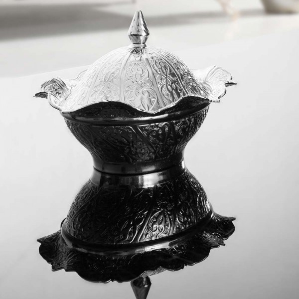 Silver  Plated Serving Bowl With Lid