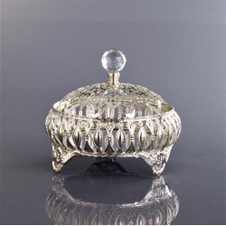 Topkapı Turkish Design Silver Color Snack Bowl