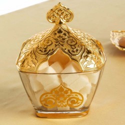 Vintage  Sugar Bowl Gold Colour