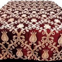 Authentic Red Tulip Design Table Cloth