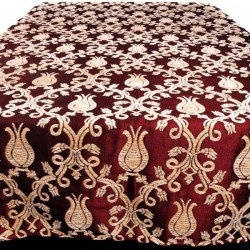 Authentic Red Tulip Design Table Cloth
