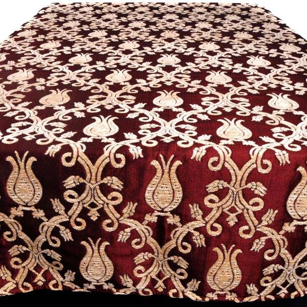 Authentic Red Tulip Design Table Cloth
