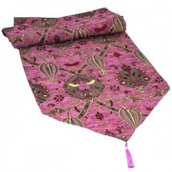 Ottoman Pink Color Turkish Table Runner