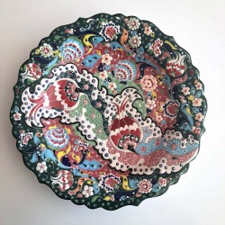Large Ceramic Hand Painted Turkish Plate