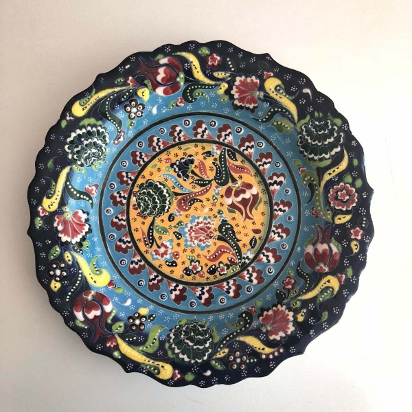 Large Ceramic Handmade Turkish Plate
