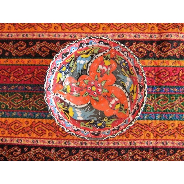 Turkish Handmade Iznik  Turkish Ceramic Bowl