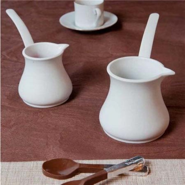 Special Porcelain Turkish Coffee Maker Pot Set Two Pcs