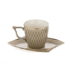 Doreline Espuma Porcelain Coffee Set For Six