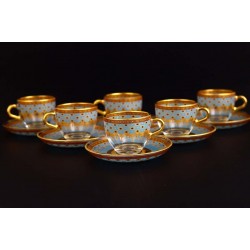Giray Turkish Coffee Glasses Set For Six Person