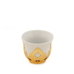 Golden Colour Turkish Coffee-Mırra Cup