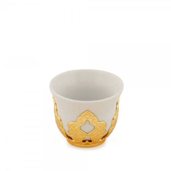 Golden Colour Turkish Coffee-Mırra Cup